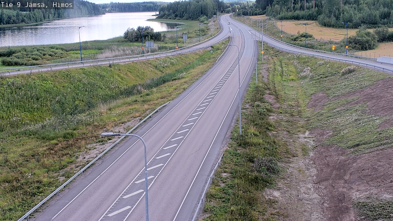 Weather Camera Image Väg 9 Jämsä, Himos, Jämsä, Keski-Suomi