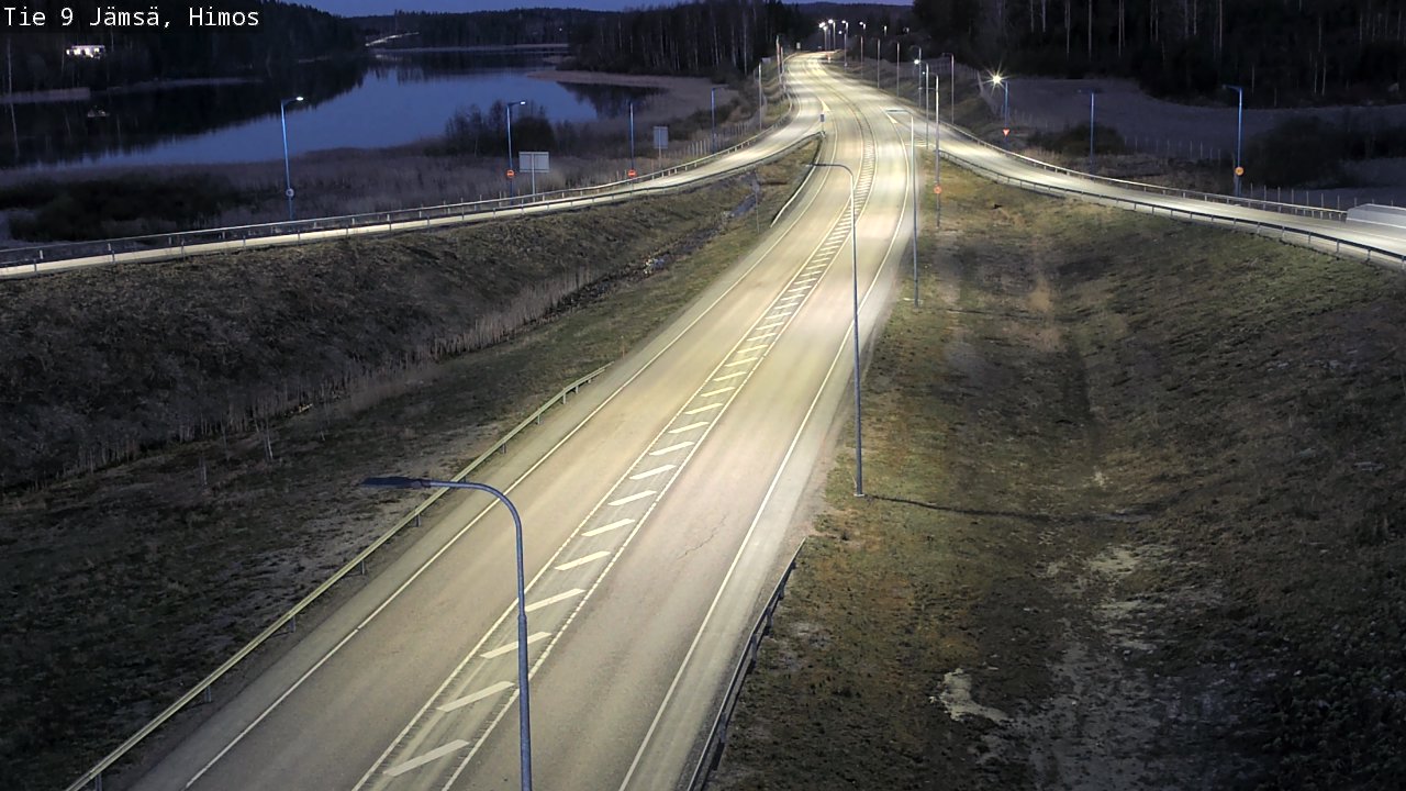 Weather Camera Image Road 9 Jämsä, Himos, Jämsä, Keski-Suomi