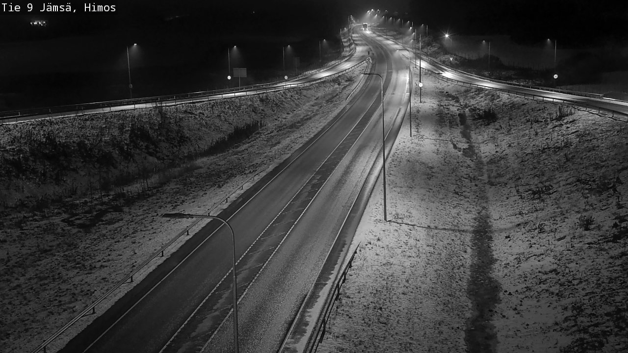 Weather Camera Image Road 9 Jämsä, Himos, Jämsä, Keski-Suomi
