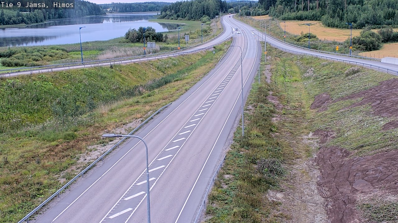 Weather Camera Image Väg 9 Jämsä, Himos, Jämsä, Keski-Suomi