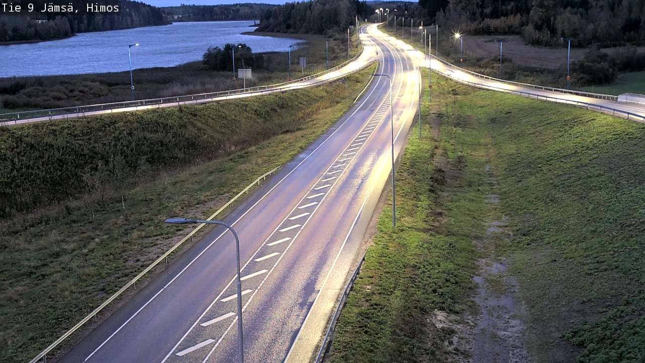 Weather Camera Image Road 9 Jämsä, Himos, Jämsä, Keski-Suomi