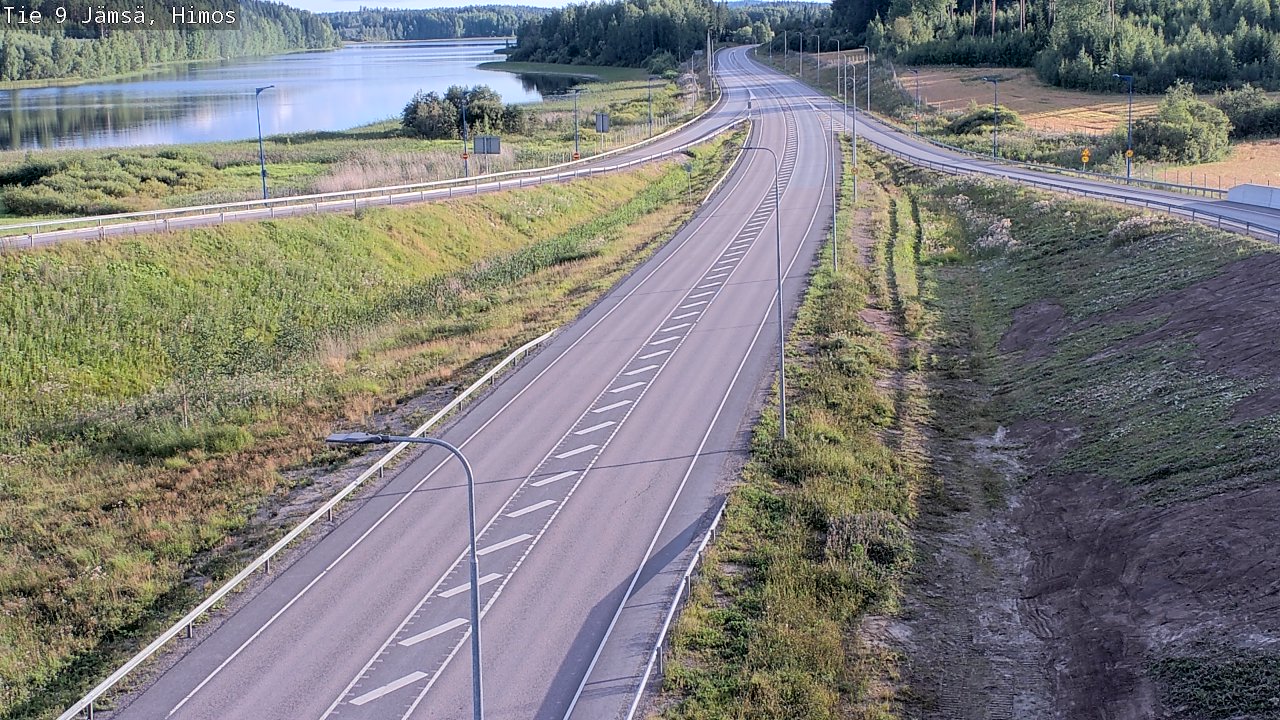 Weather Camera Image Väg 9 Jämsä, Himos, Jämsä, Keski-Suomi