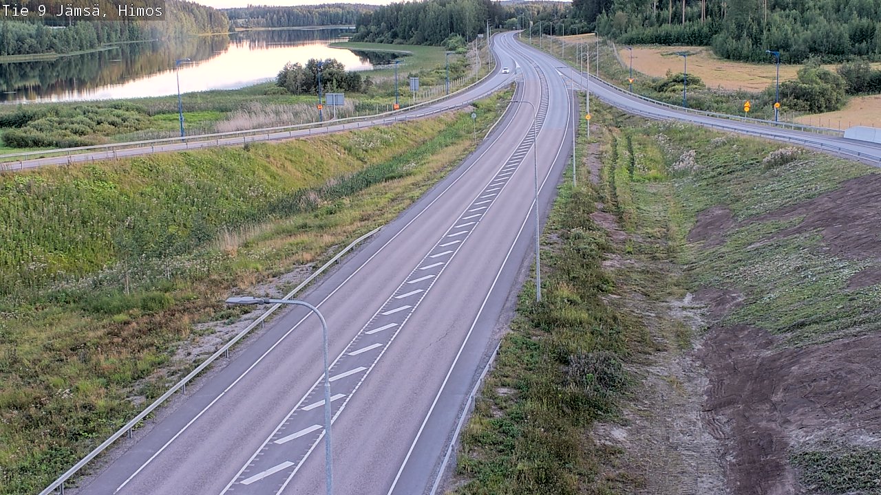 Weather Camera Image Väg 9 Jämsä, Himos, Jämsä, Keski-Suomi