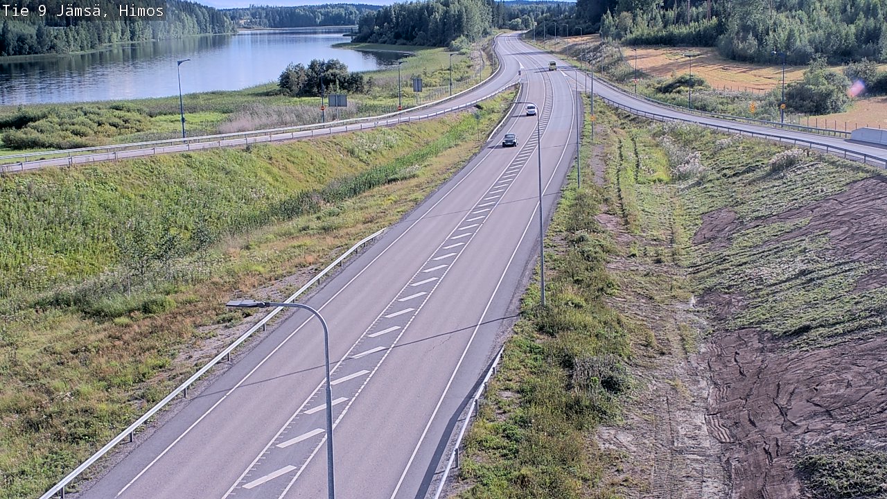 Weather Camera Image Väg 9 Jämsä, Himos, Jämsä, Keski-Suomi