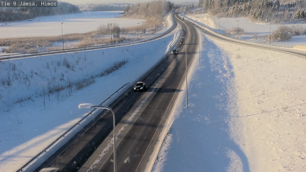 Weather Camera Image Road 9 Jämsä, Himos, Jämsä, Keski-Suomi