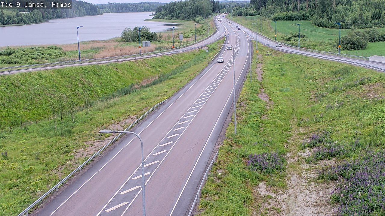 Weather Camera Image Road 9 Jämsä, Himos, Jämsä, Keski-Suomi