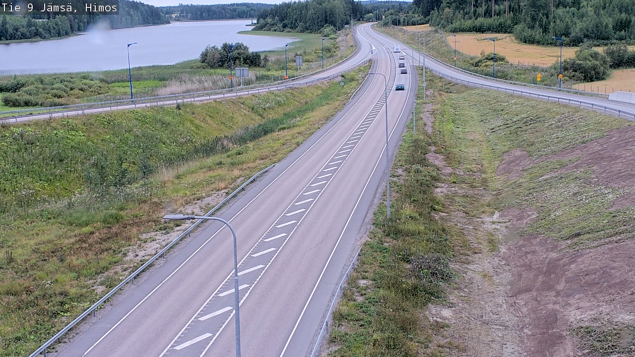 Weather Camera Image Road 9 Jämsä, Himos, Jämsä, Keski-Suomi
