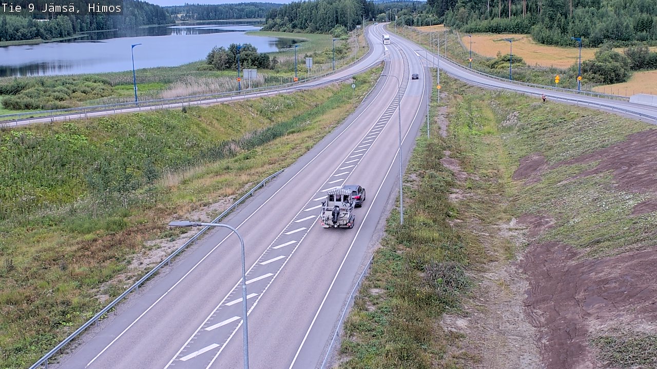 Weather Camera Image Väg 9 Jämsä, Himos, Jämsä, Keski-Suomi
