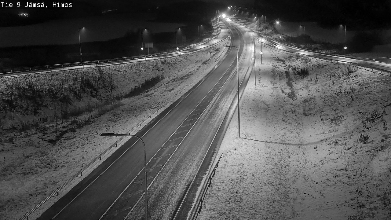 Weather Camera Image Road 9 Jämsä, Himos, Jämsä, Keski-Suomi