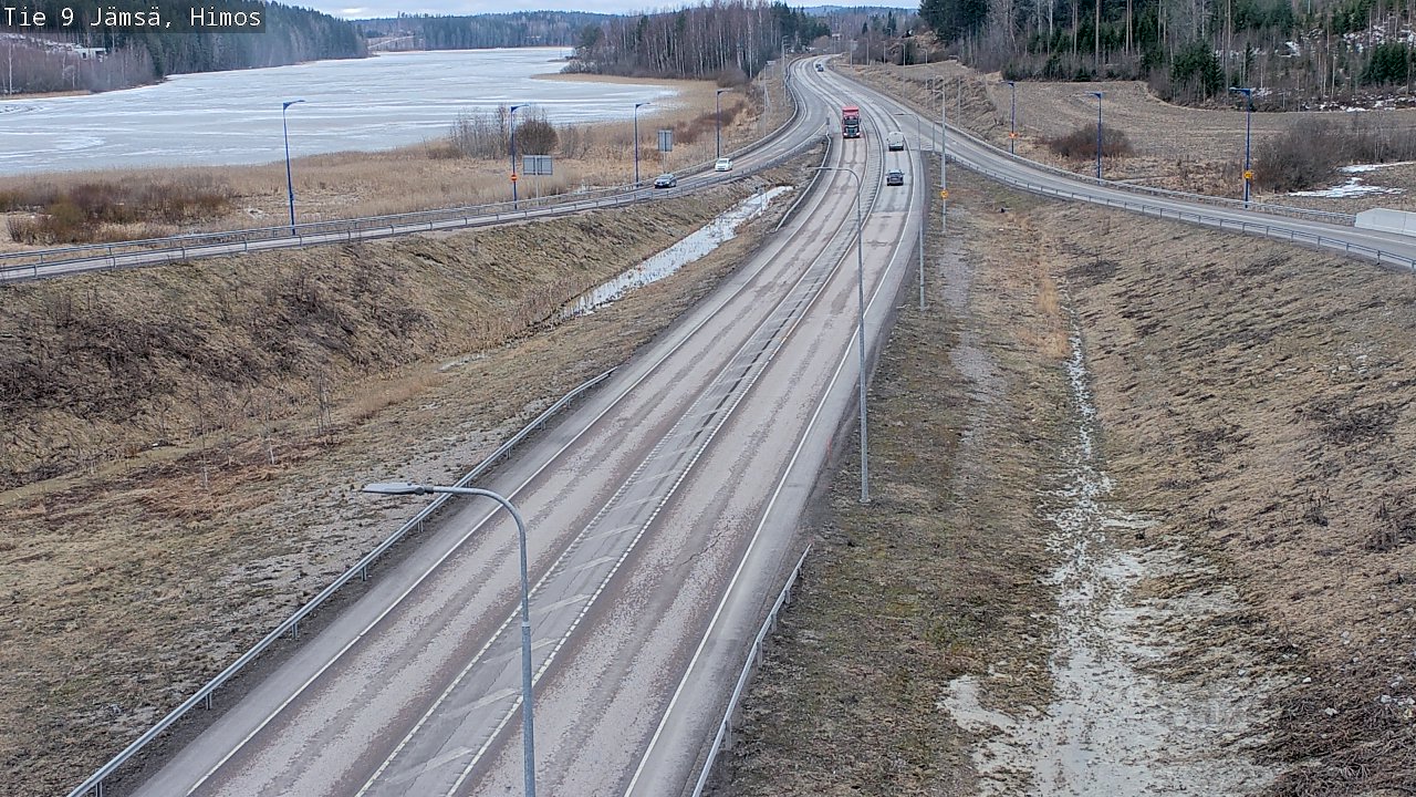 Weather Camera Image Väg 9 Jämsä, Himos, Jämsä, Keski-Suomi