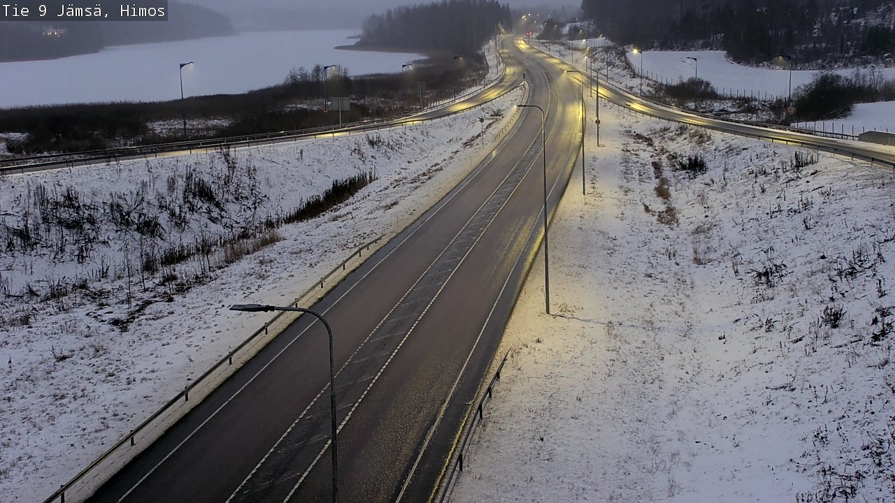 Weather Camera Image Road 9 Jämsä, Himos, Jämsä, Keski-Suomi