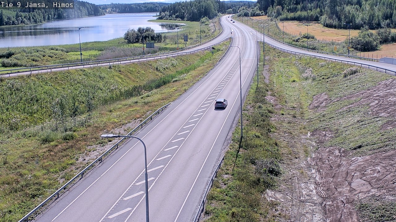 Weather Camera Image Väg 9 Jämsä, Himos, Jämsä, Keski-Suomi