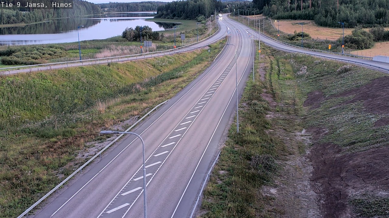 Weather Camera Image Väg 9 Jämsä, Himos, Jämsä, Keski-Suomi