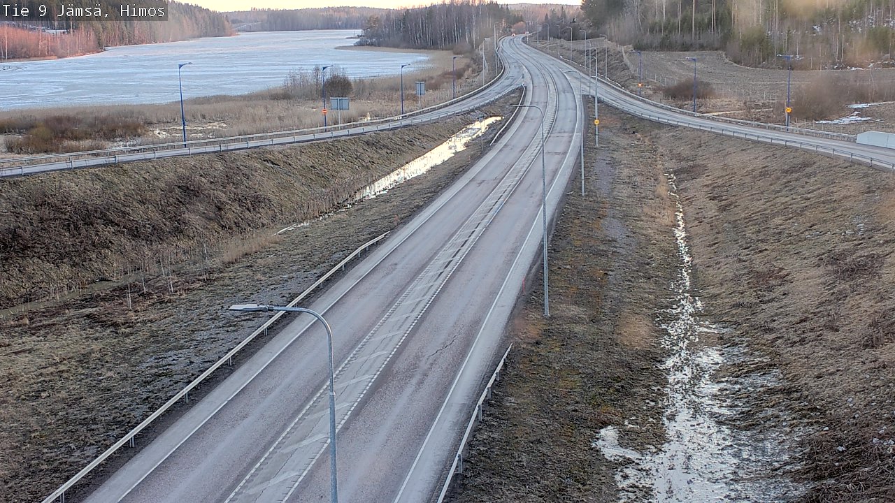 Weather Camera Image Road 9 Jämsä, Himos, Jämsä, Keski-Suomi