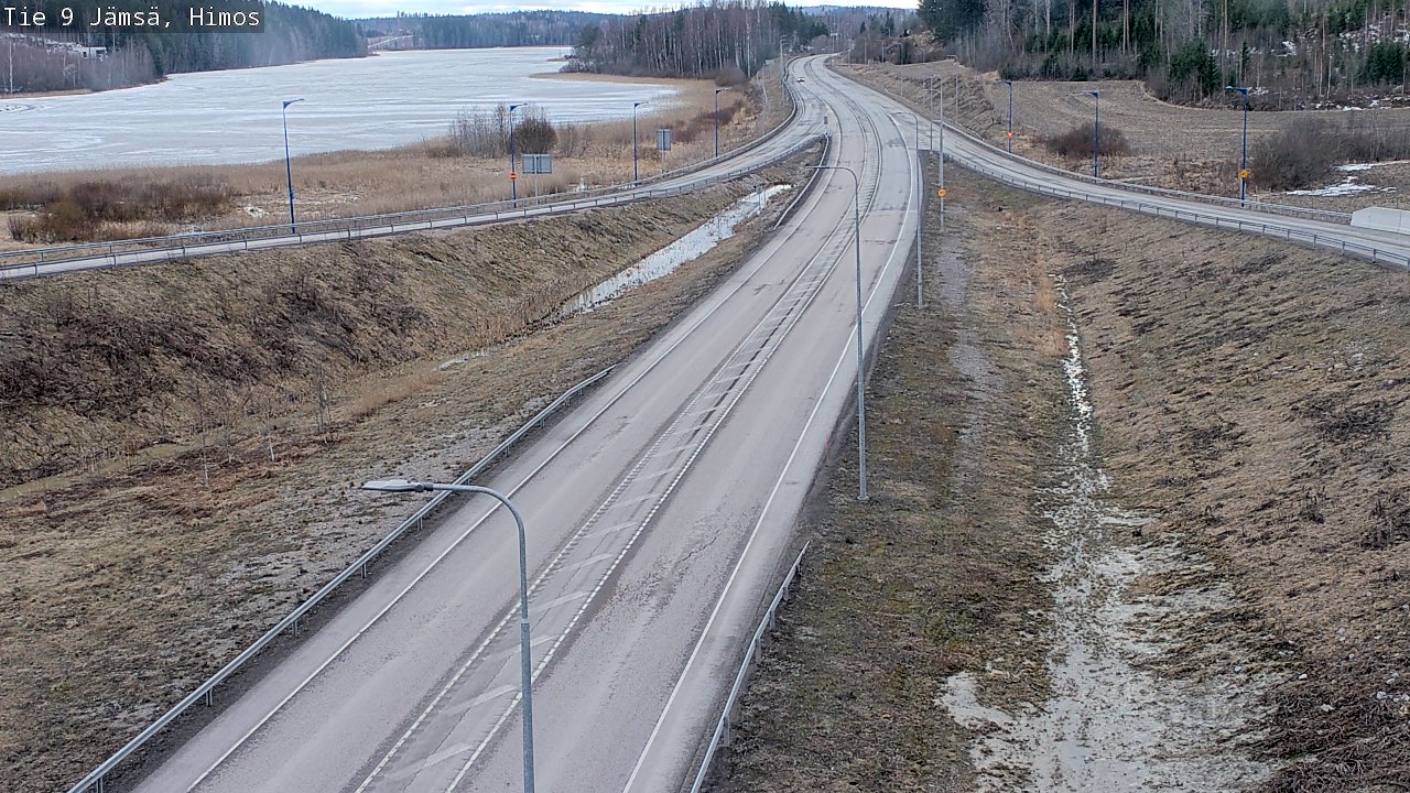 Weather Camera Image Väg 9 Jämsä, Himos, Jämsä, Keski-Suomi