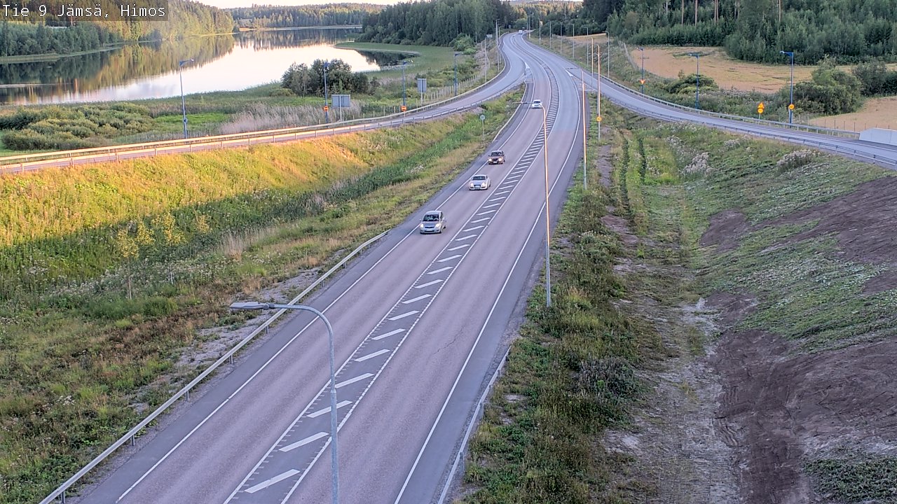 Weather Camera Image Väg 9 Jämsä, Himos, Jämsä, Keski-Suomi