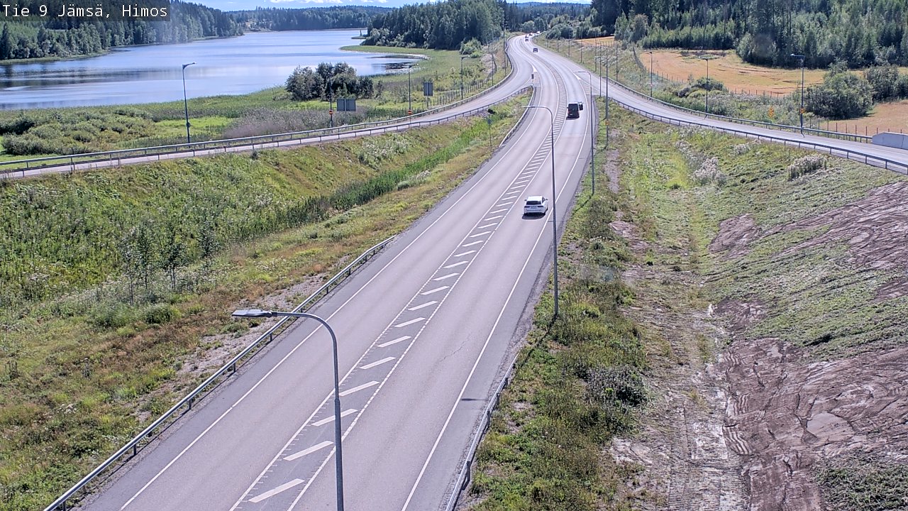 Weather Camera Image Väg 9 Jämsä, Himos, Jämsä, Keski-Suomi