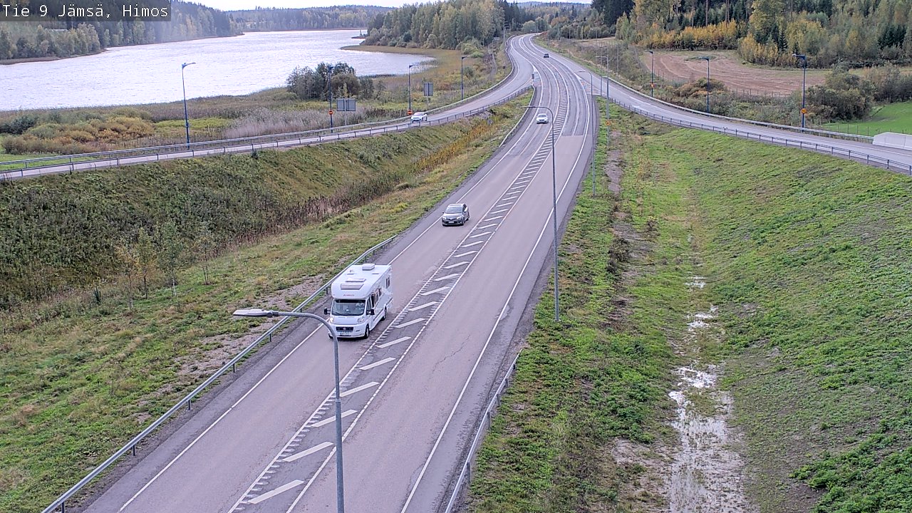 Weather Camera Image Road 9 Jämsä, Himos, Jämsä, Keski-Suomi