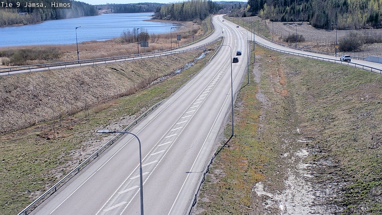 Weather Camera Image Road 9 Jämsä, Himos, Jämsä, Keski-Suomi