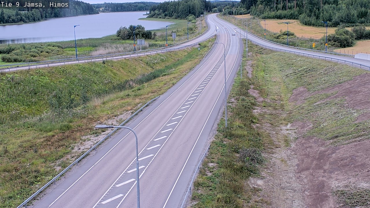 Weather Camera Image Road 9 Jämsä, Himos, Jämsä, Keski-Suomi