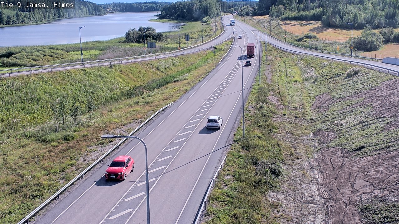 Weather Camera Image Väg 9 Jämsä, Himos, Jämsä, Keski-Suomi