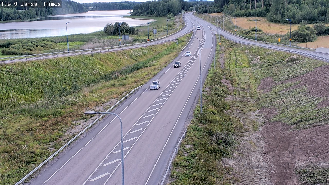 Weather Camera Image Väg 9 Jämsä, Himos, Jämsä, Keski-Suomi