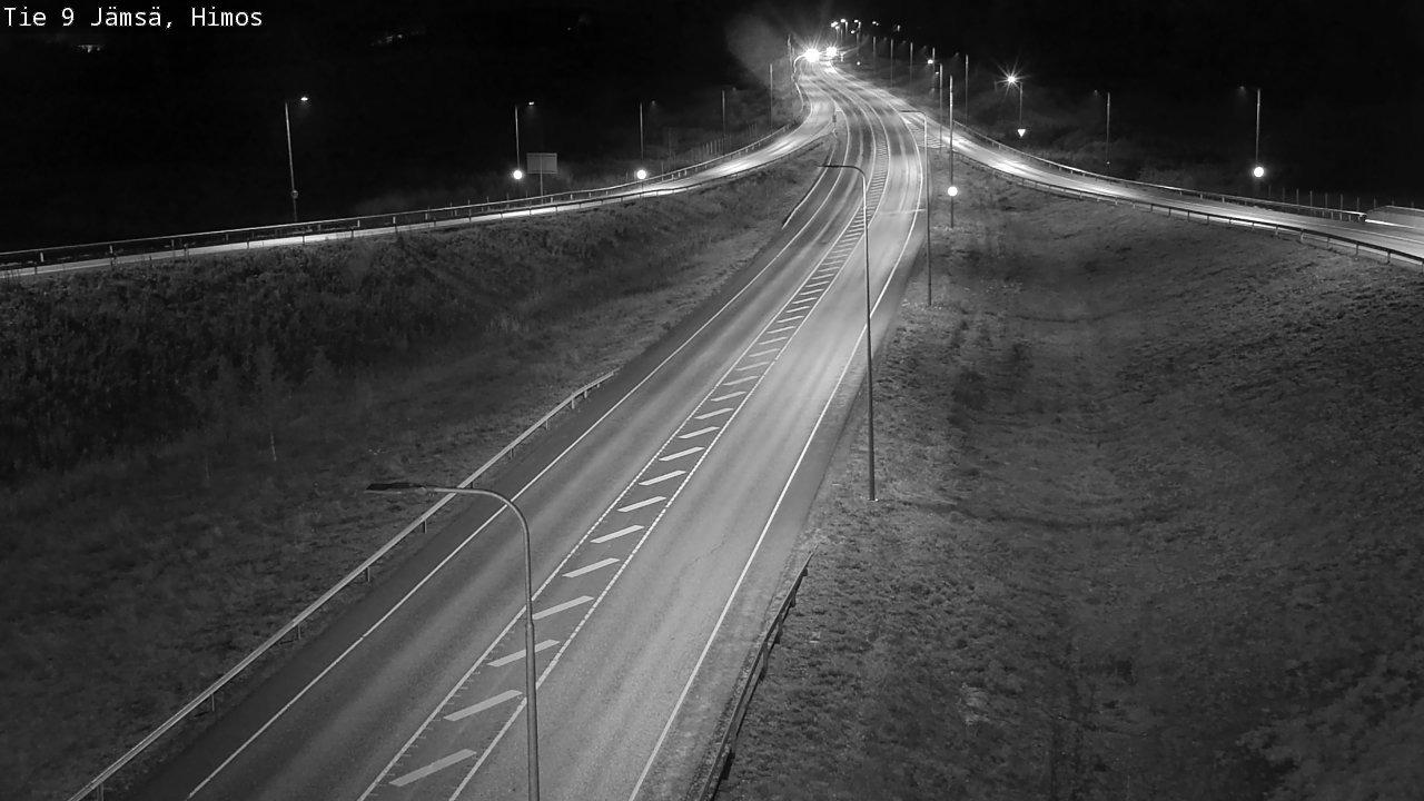 Weather Camera Image Road 9 Jämsä, Himos, Jämsä, Keski-Suomi