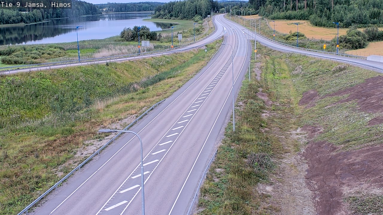 Weather Camera Image Väg 9 Jämsä, Himos, Jämsä, Keski-Suomi