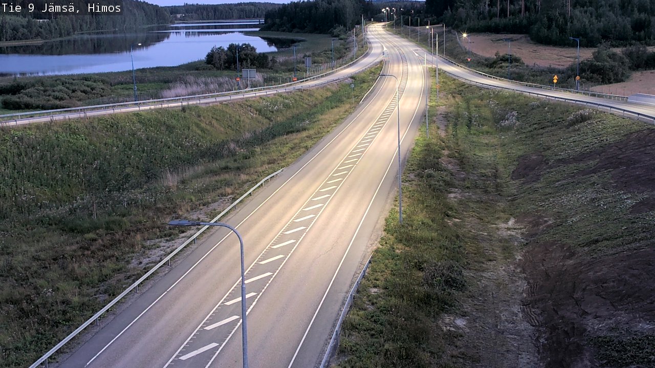 Weather Camera Image Väg 9 Jämsä, Himos, Jämsä, Keski-Suomi