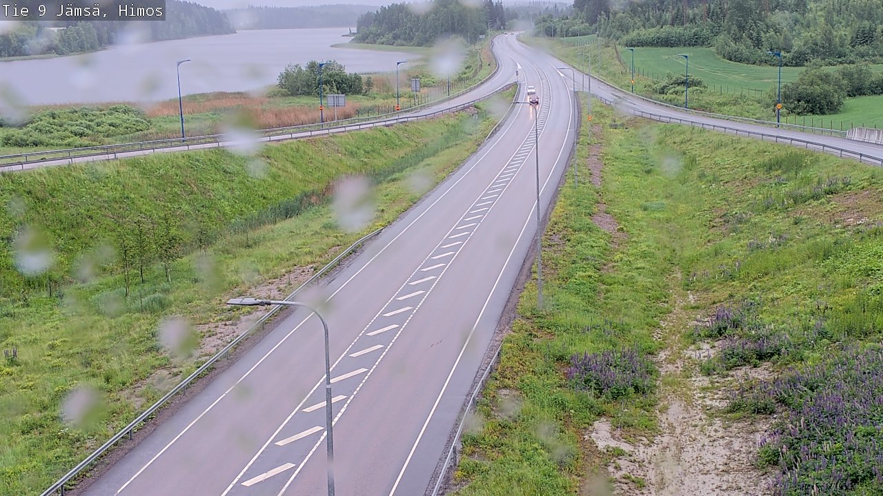 Weather Camera Image Väg 9 Jämsä, Himos, Jämsä, Keski-Suomi