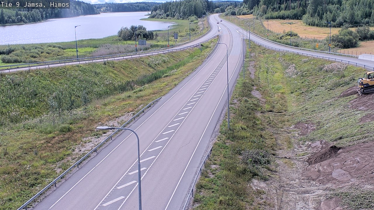 Weather Camera Image Väg 9 Jämsä, Himos, Jämsä, Keski-Suomi
