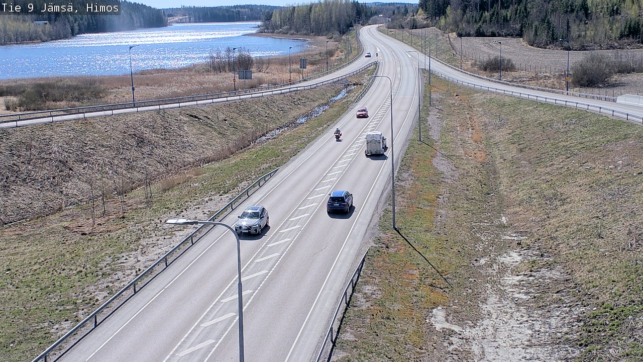 Weather Camera Image Road 9 Jämsä, Himos, Jämsä, Keski-Suomi