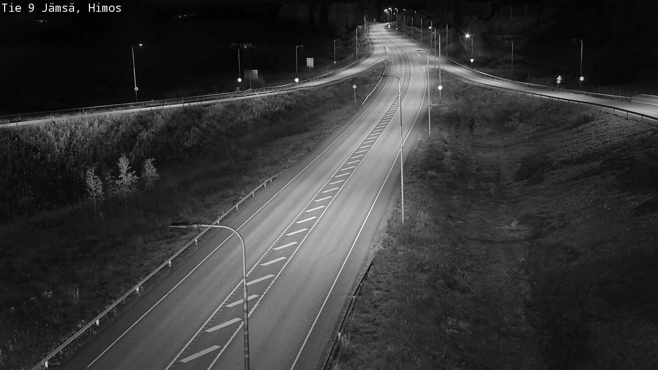 Weather Camera Image Väg 9 Jämsä, Himos, Jämsä, Keski-Suomi