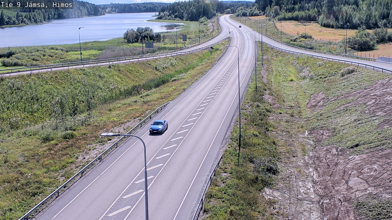 Weather Camera Image Väg 9 Jämsä, Himos, Jämsä, Keski-Suomi