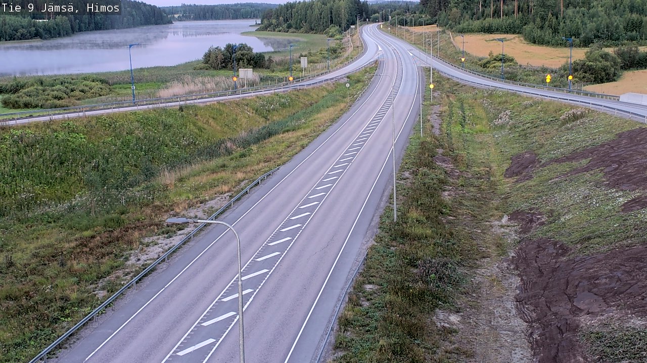 Weather Camera Image Väg 9 Jämsä, Himos, Jämsä, Keski-Suomi