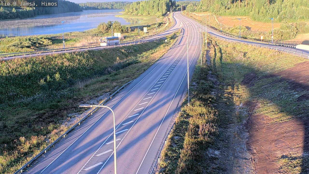 Weather Camera Image Väg 9 Jämsä, Himos, Jämsä, Keski-Suomi