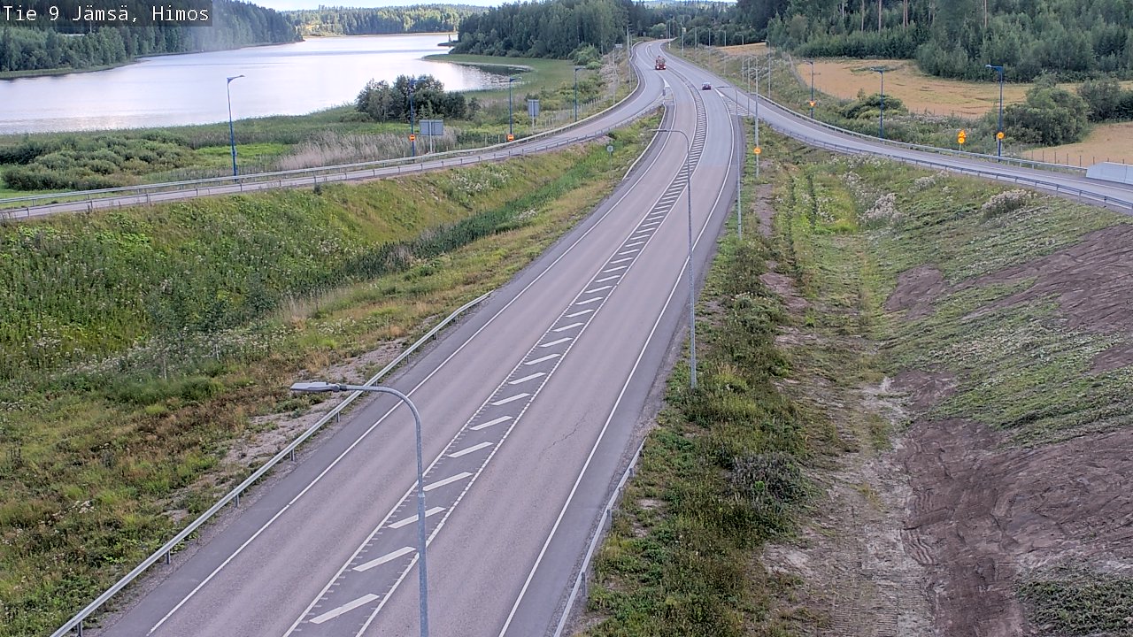 Weather Camera Image Väg 9 Jämsä, Himos, Jämsä, Keski-Suomi