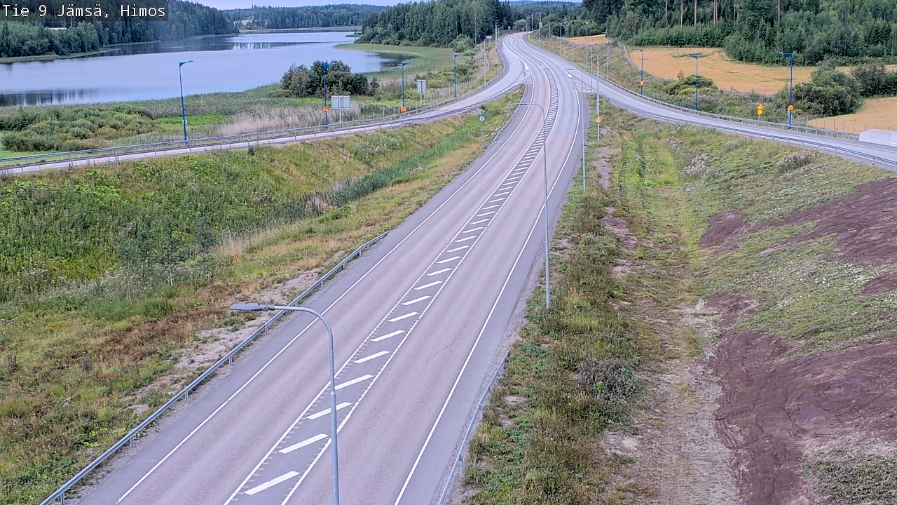 Weather Camera Image Väg 9 Jämsä, Himos, Jämsä, Keski-Suomi