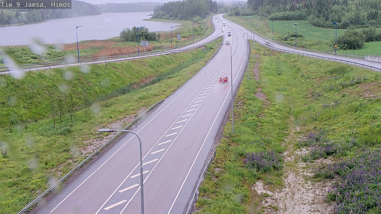 Weather Camera Image Väg 9 Jämsä, Himos, Jämsä, Keski-Suomi