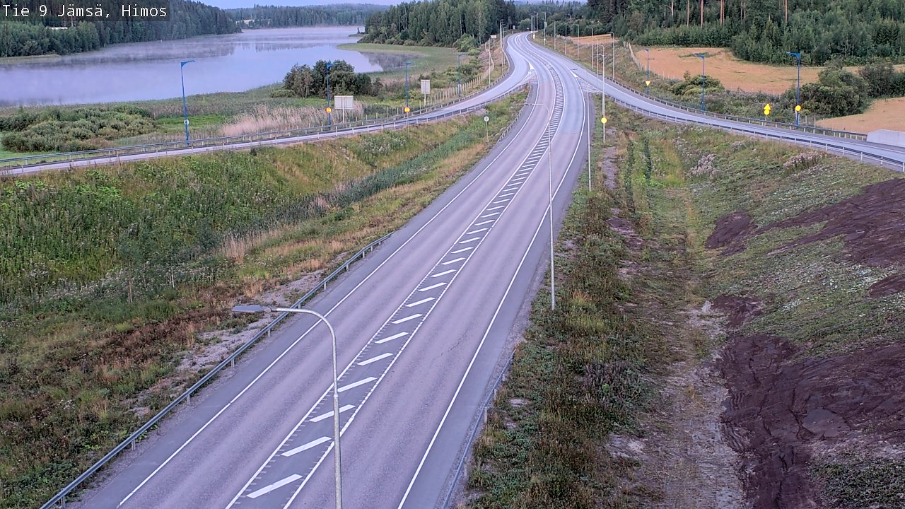 Weather Camera Image Väg 9 Jämsä, Himos, Jämsä, Keski-Suomi
