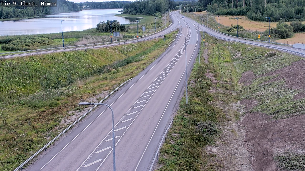 Weather Camera Image Väg 9 Jämsä, Himos, Jämsä, Keski-Suomi