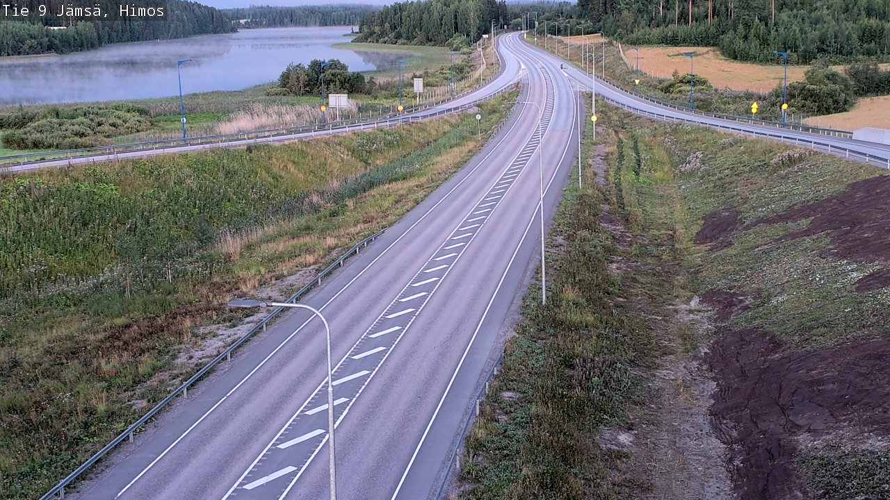 Weather Camera Image Väg 9 Jämsä, Himos, Jämsä, Keski-Suomi