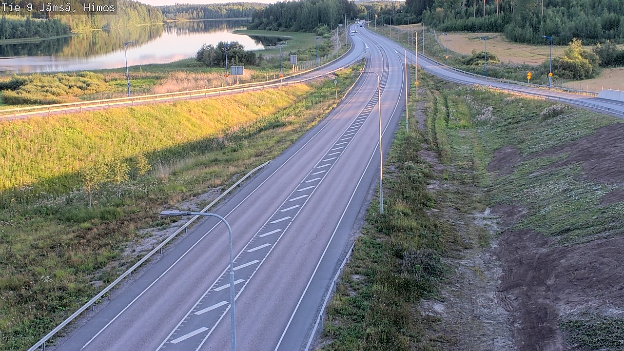 Weather Camera Image Väg 9 Jämsä, Himos, Jämsä, Keski-Suomi