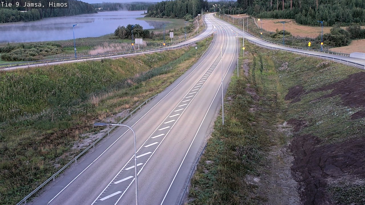 Weather Camera Image Väg 9 Jämsä, Himos, Jämsä, Keski-Suomi