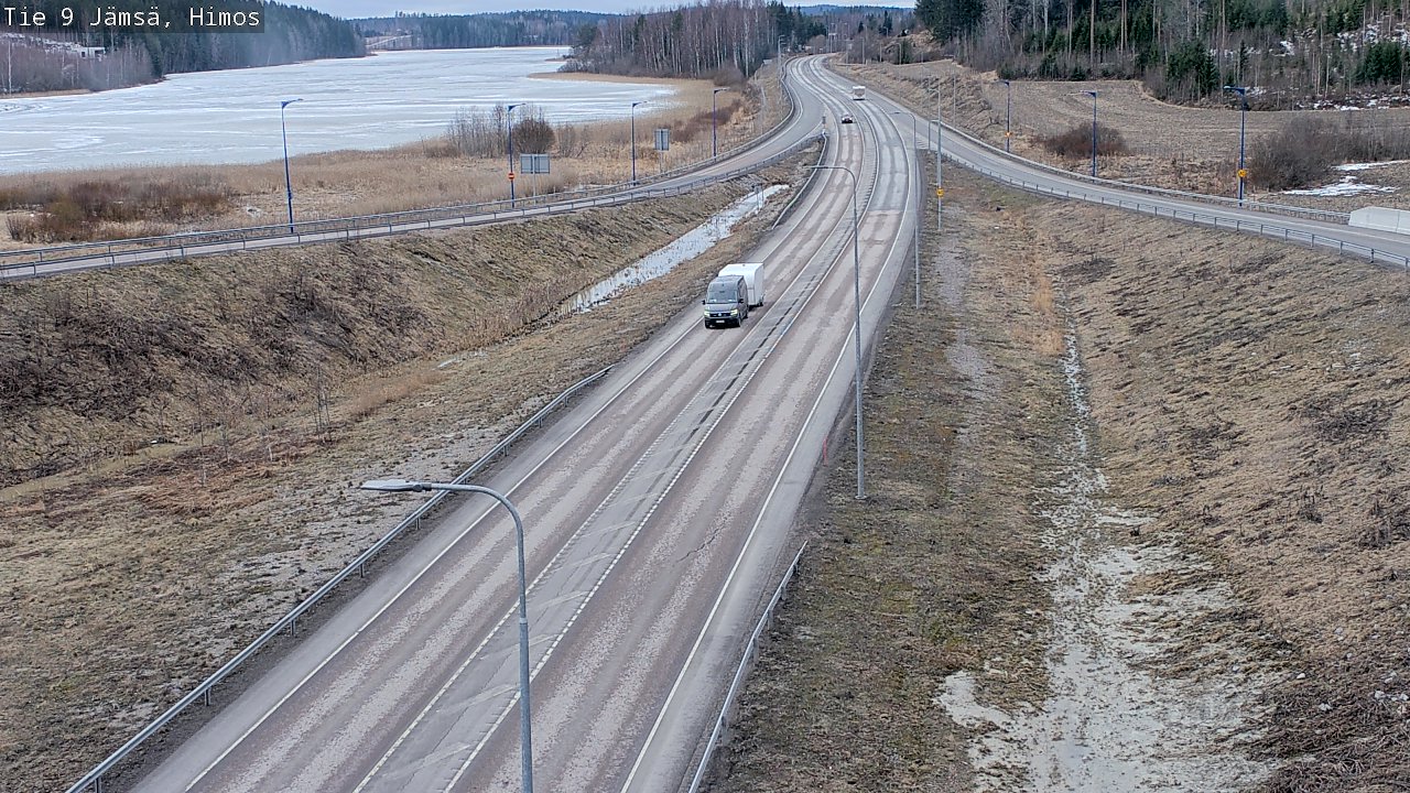 Weather Camera Image Väg 9 Jämsä, Himos, Jämsä, Keski-Suomi