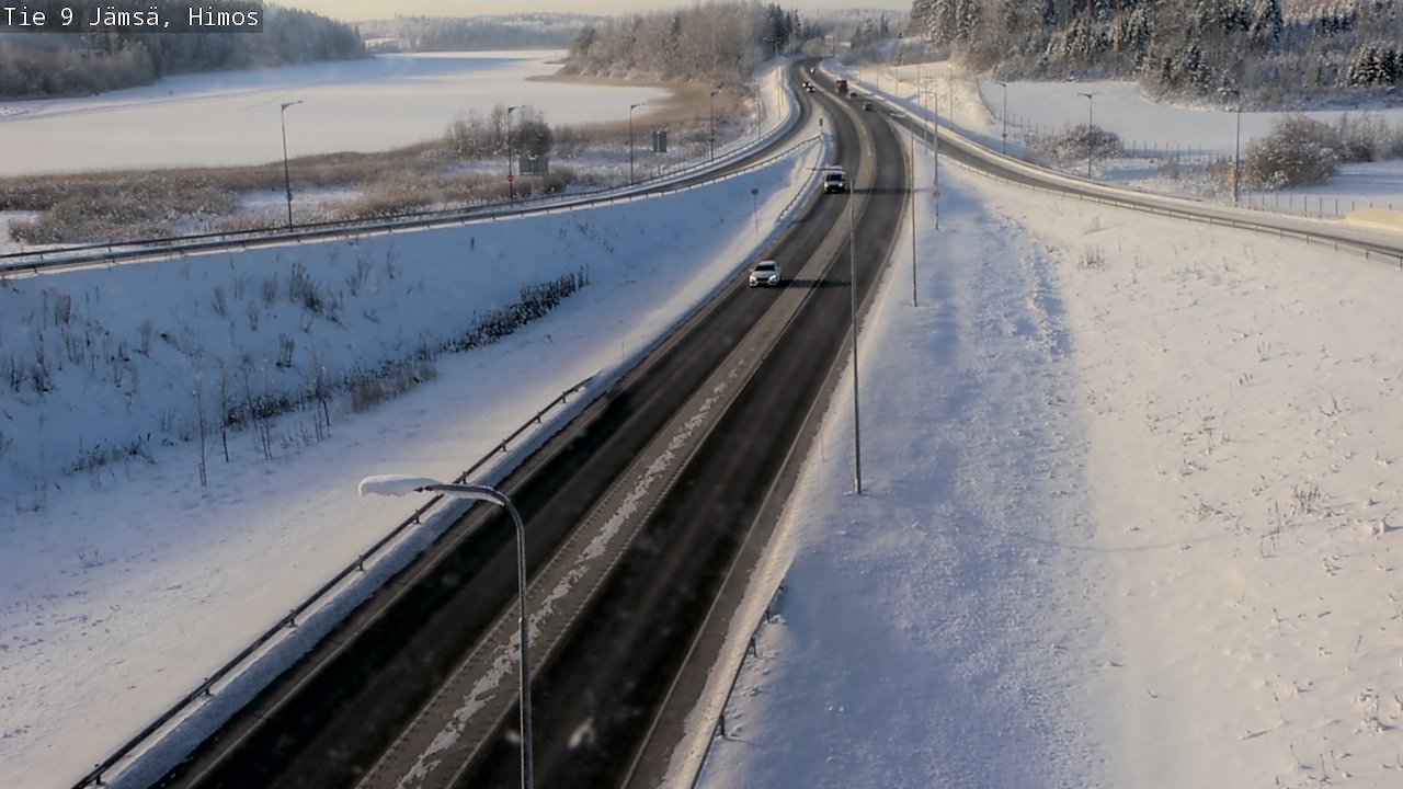 Weather Camera Image Road 9 Jämsä, Himos, Jämsä, Keski-Suomi