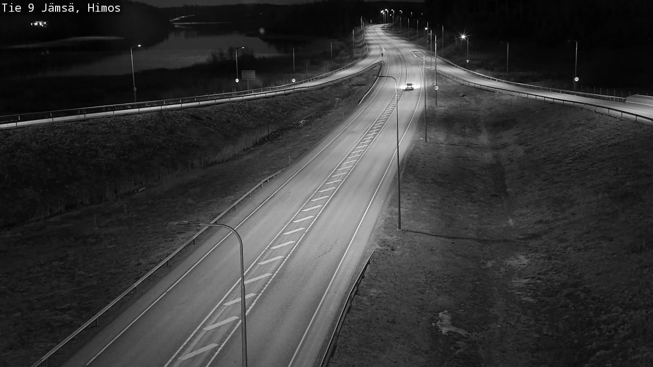 Weather Camera Image Road 9 Jämsä, Himos, Jämsä, Keski-Suomi