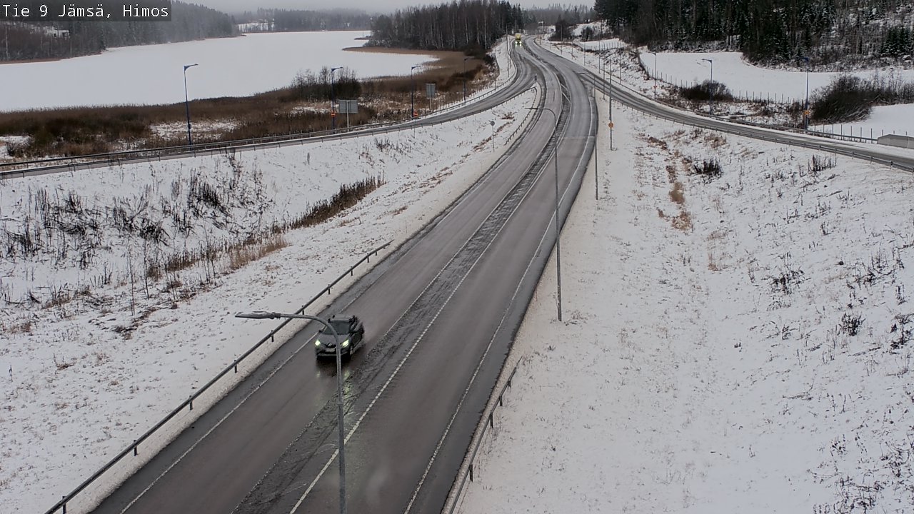 Weather Camera Image Road 9 Jämsä, Himos, Jämsä, Keski-Suomi