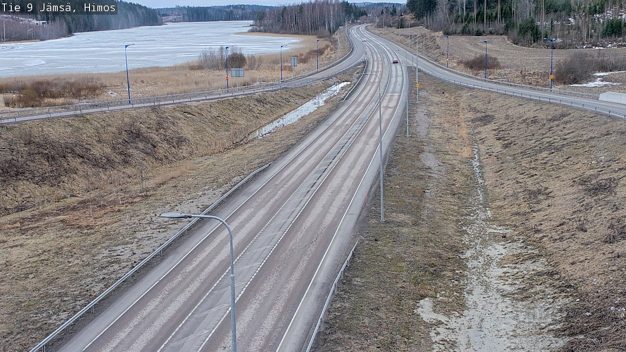 Weather Camera Image Väg 9 Jämsä, Himos, Jämsä, Keski-Suomi