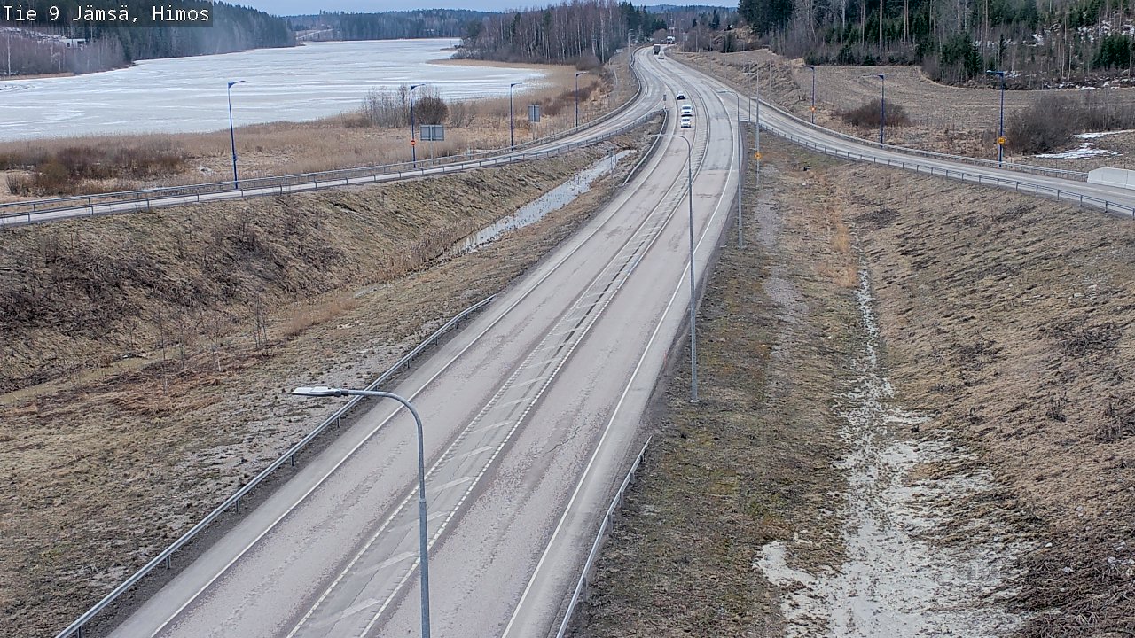 Weather Camera Image Väg 9 Jämsä, Himos, Jämsä, Keski-Suomi